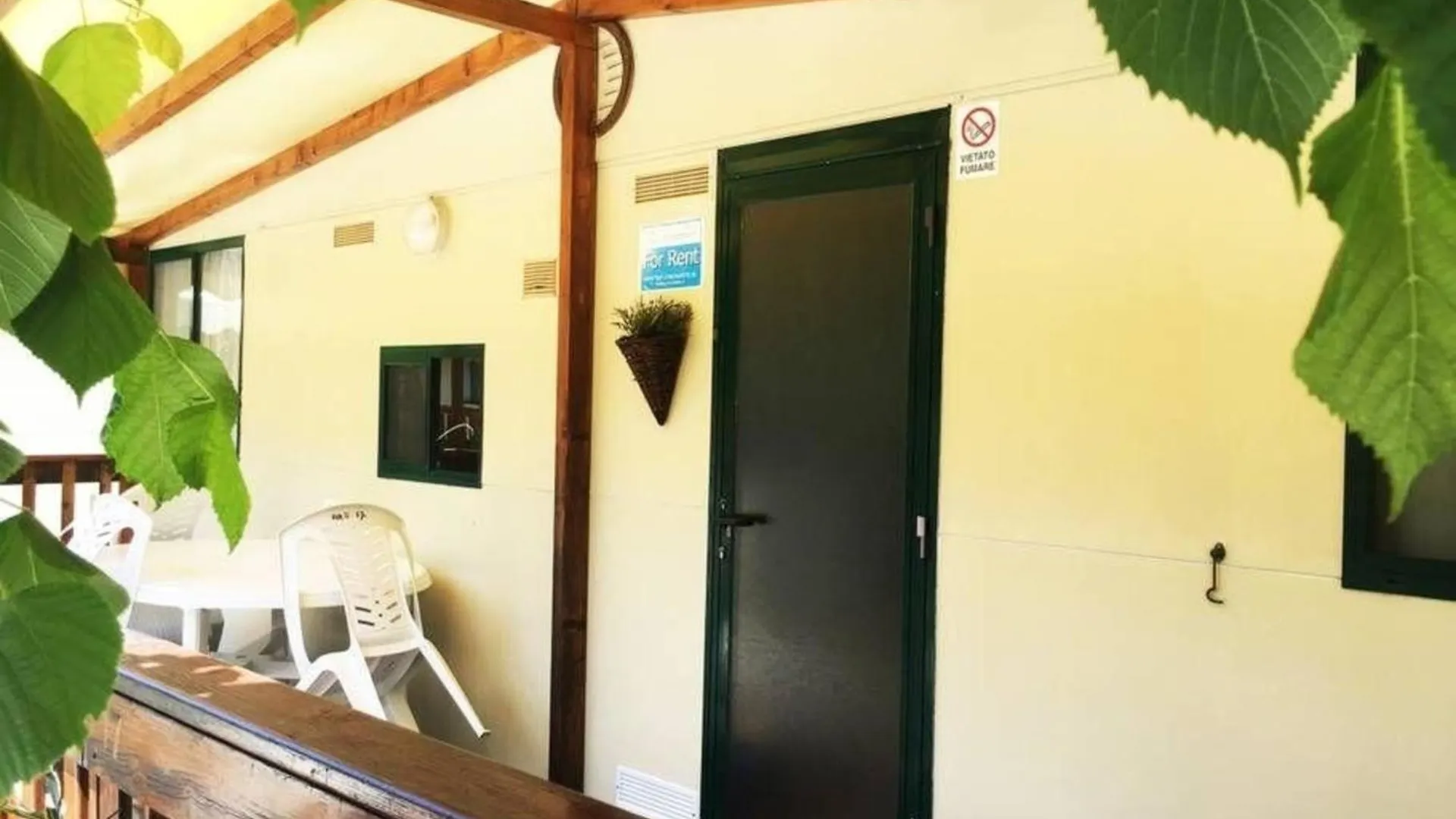Ein Grosses Mobilheim Auf Einem Campingplatz Nahe Dem Meer Und Dem Badeort Viareggio